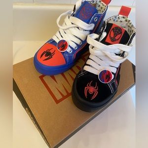 Brand new little kids Spider-Man shoes